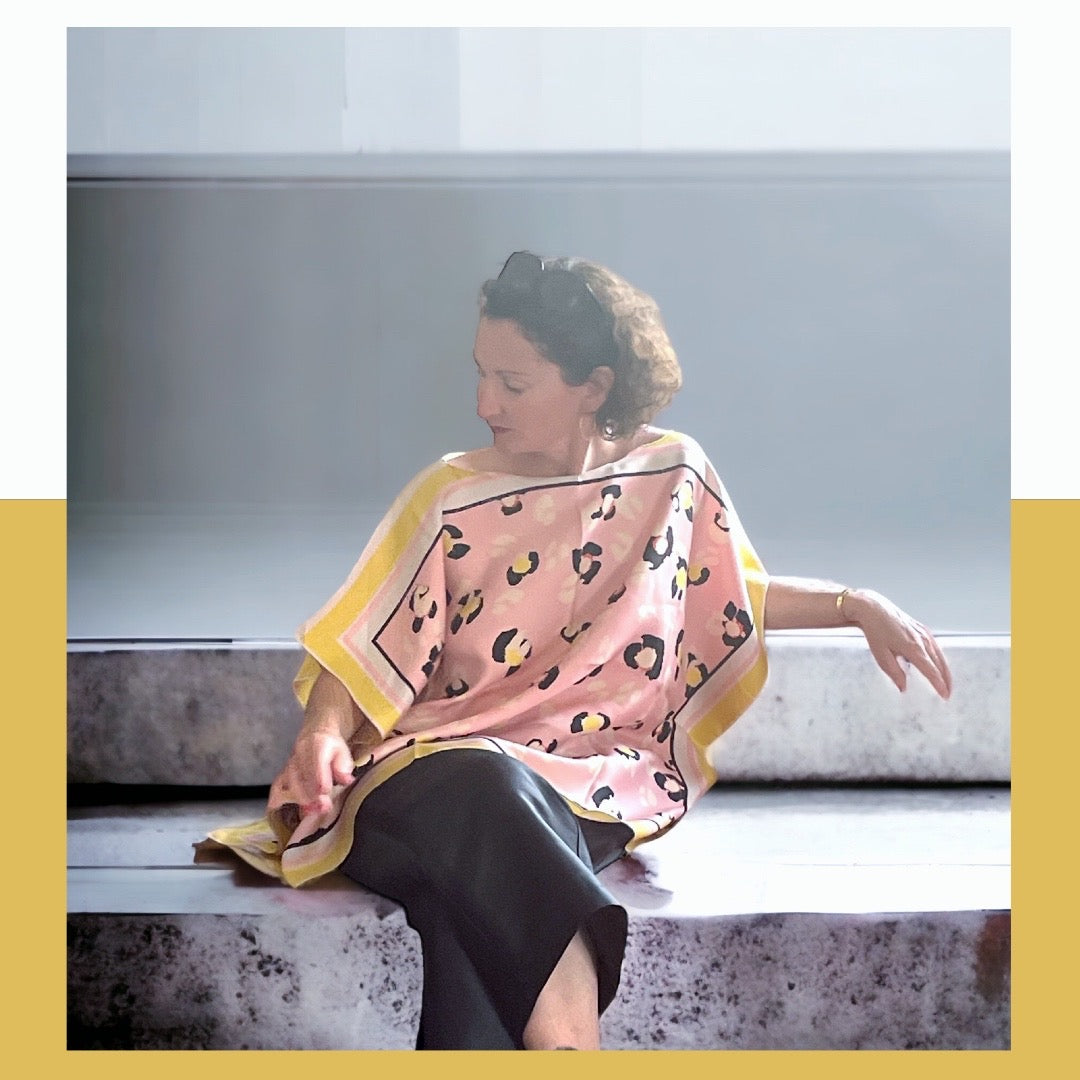 Kaftan: Flopard Pink