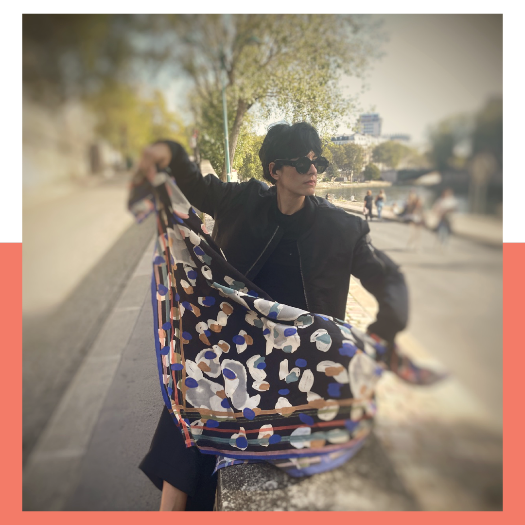 Black Watercolour Bouquet