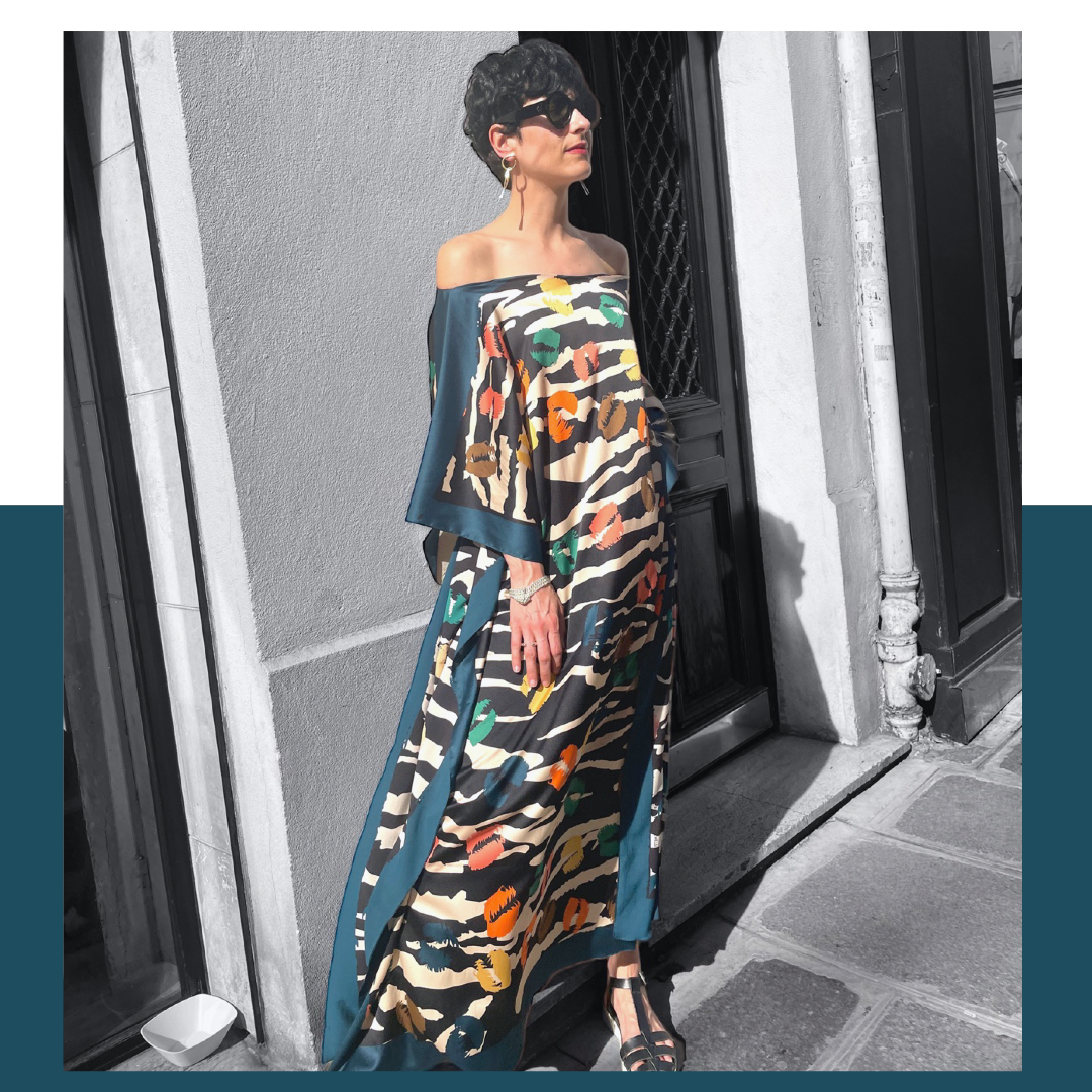 Kaftan: Flopard Multicolours Zebra