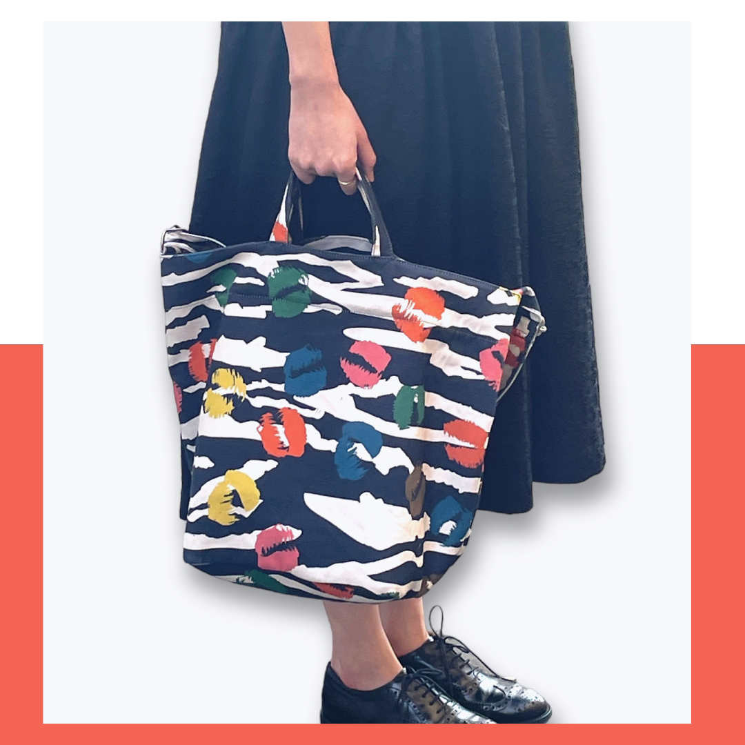 Paris Bag: Multicolours Zebra Flopard