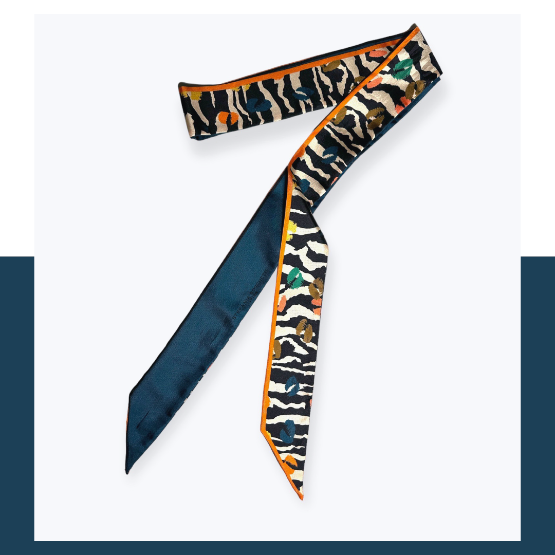 Ribbon Scarf: Multizebra Zebra multicolour Flopard