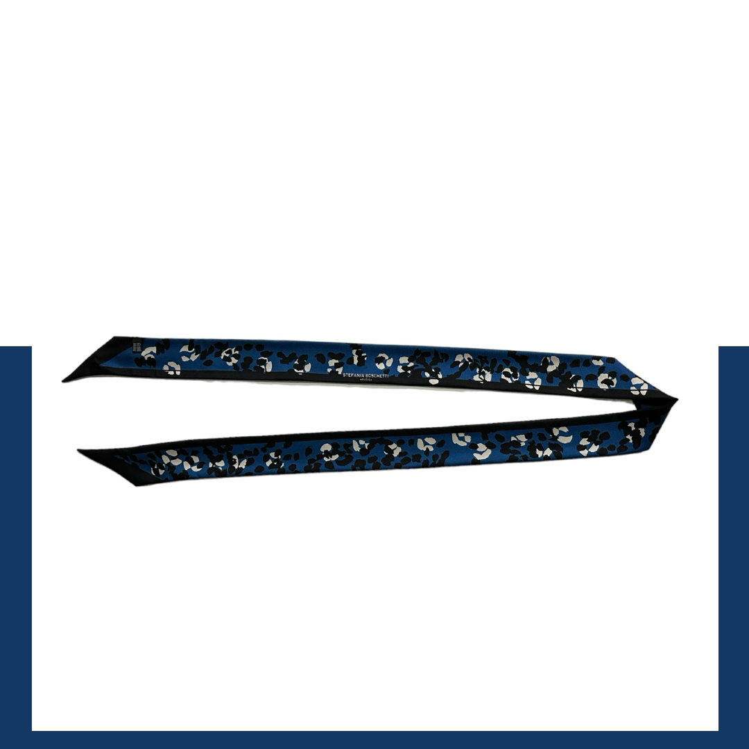Ribbon Scarf: Flopard Dandelion Flopard blue