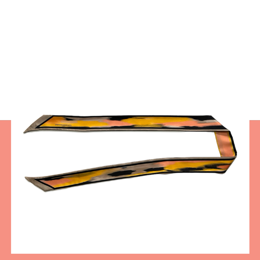 Ribbon Scarf: splash Watercolours