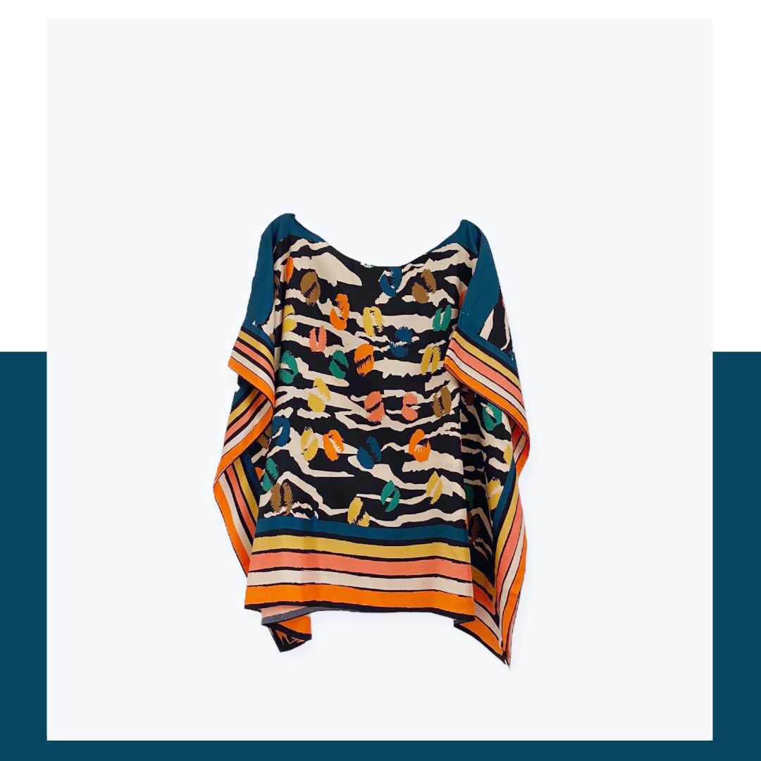 Kaftan: Flopard Multicolour Zebra