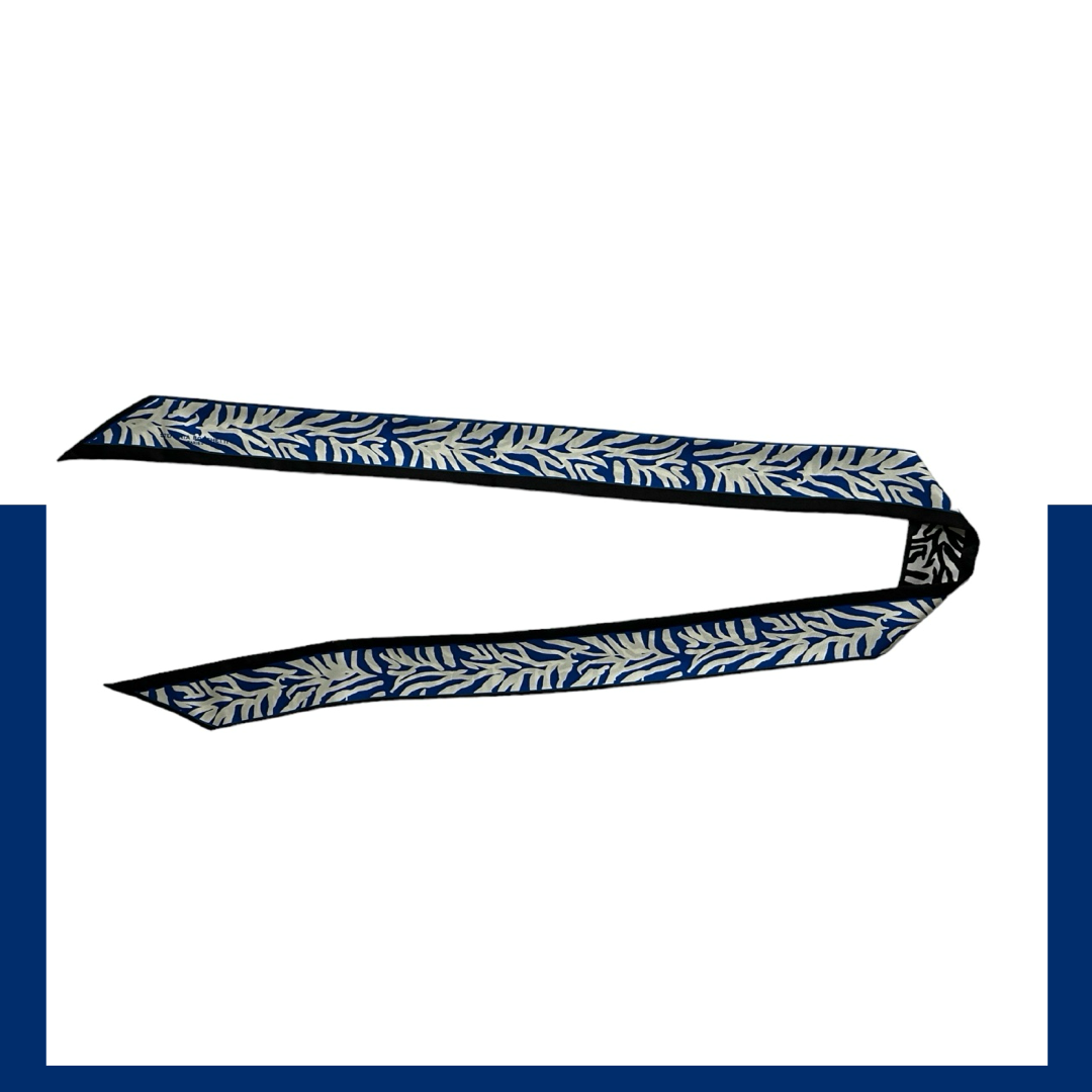 Ribbon Scarf: Double Zebra