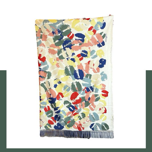 Plaid/ throw flopard pastels