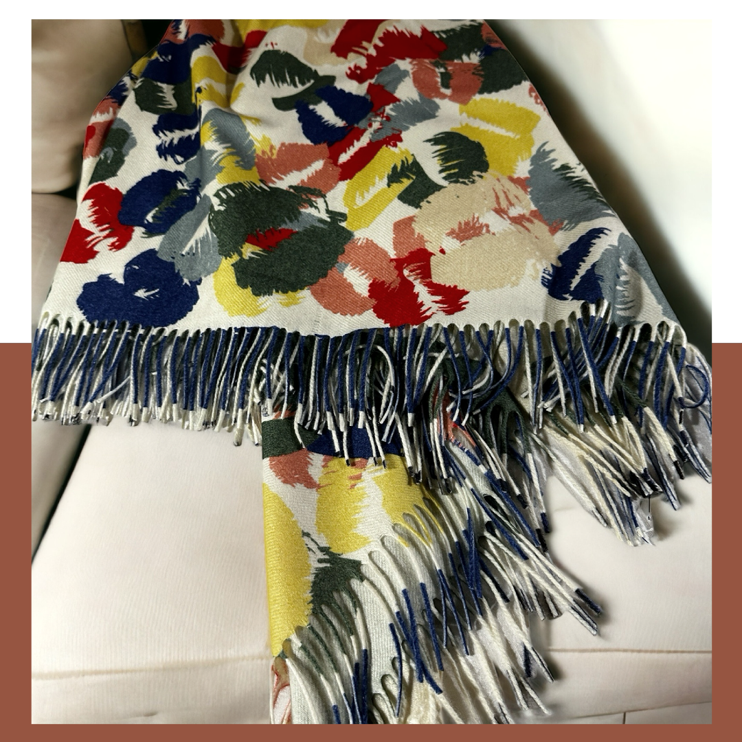 Plaid/ throw flopard pastels