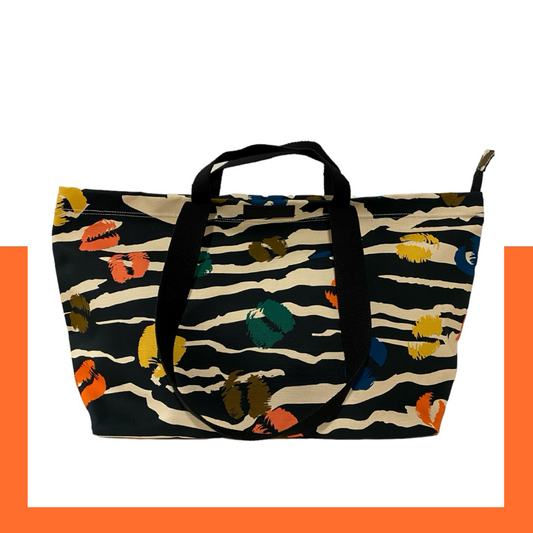 Venezia Bag: Multicolours Zebra Flopard