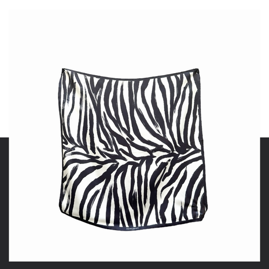 Petit carré: watercolour Zebra
