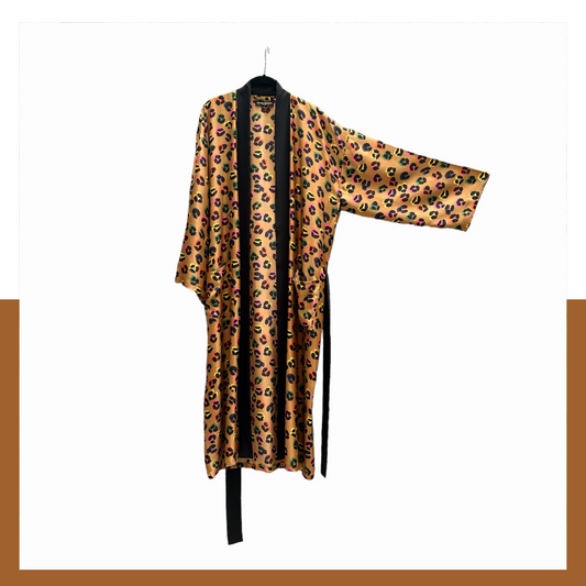 Silk kimono: Flopard caramel pop