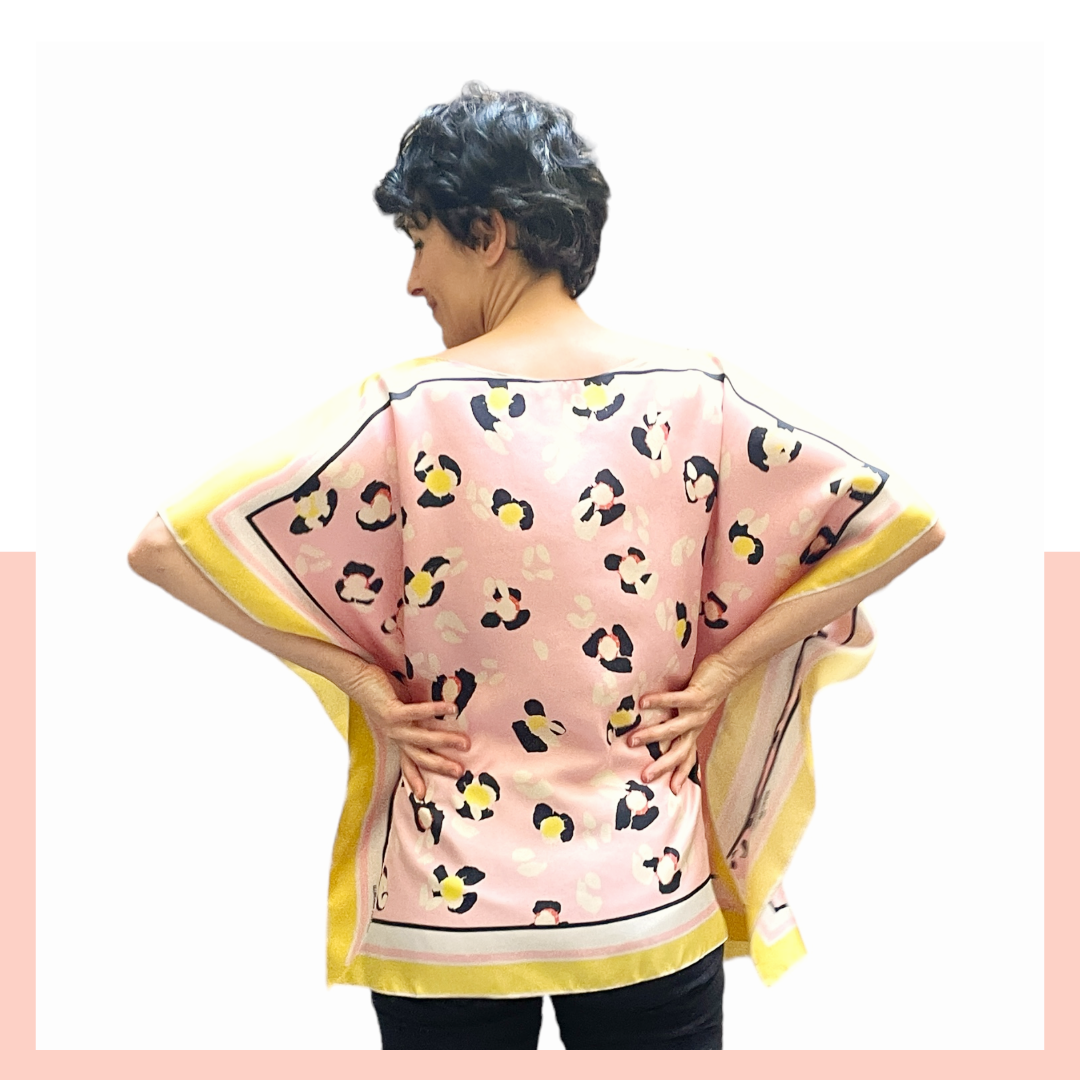 Kaftan: Flopard Pink