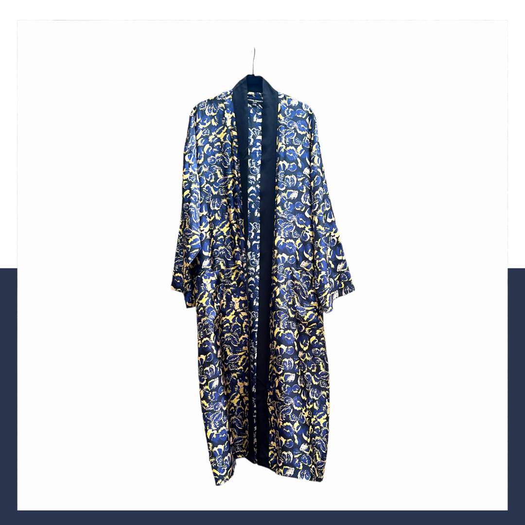 Silk kimono: Flopard sa24 black
