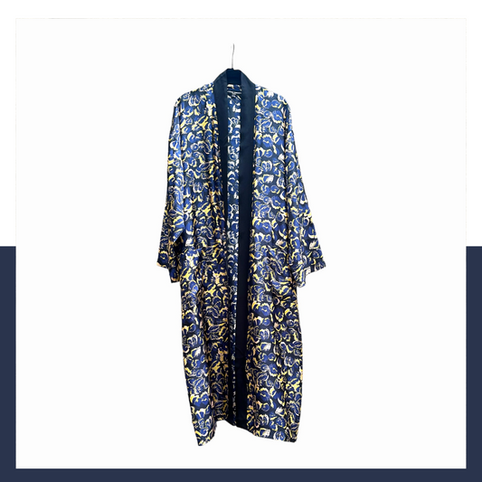 Silk kimono: Flopard sa24 black