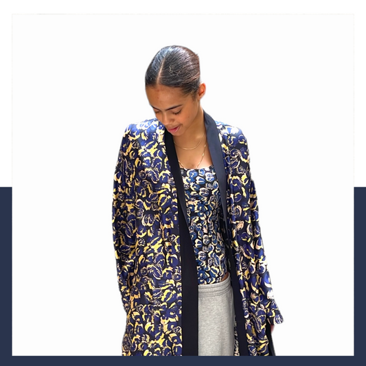 Silk kimono: Flopard sa24 black