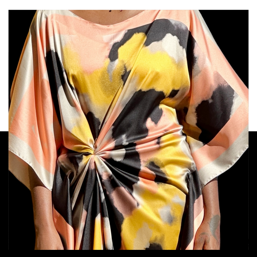Kaftan: Flopard splash watercolour