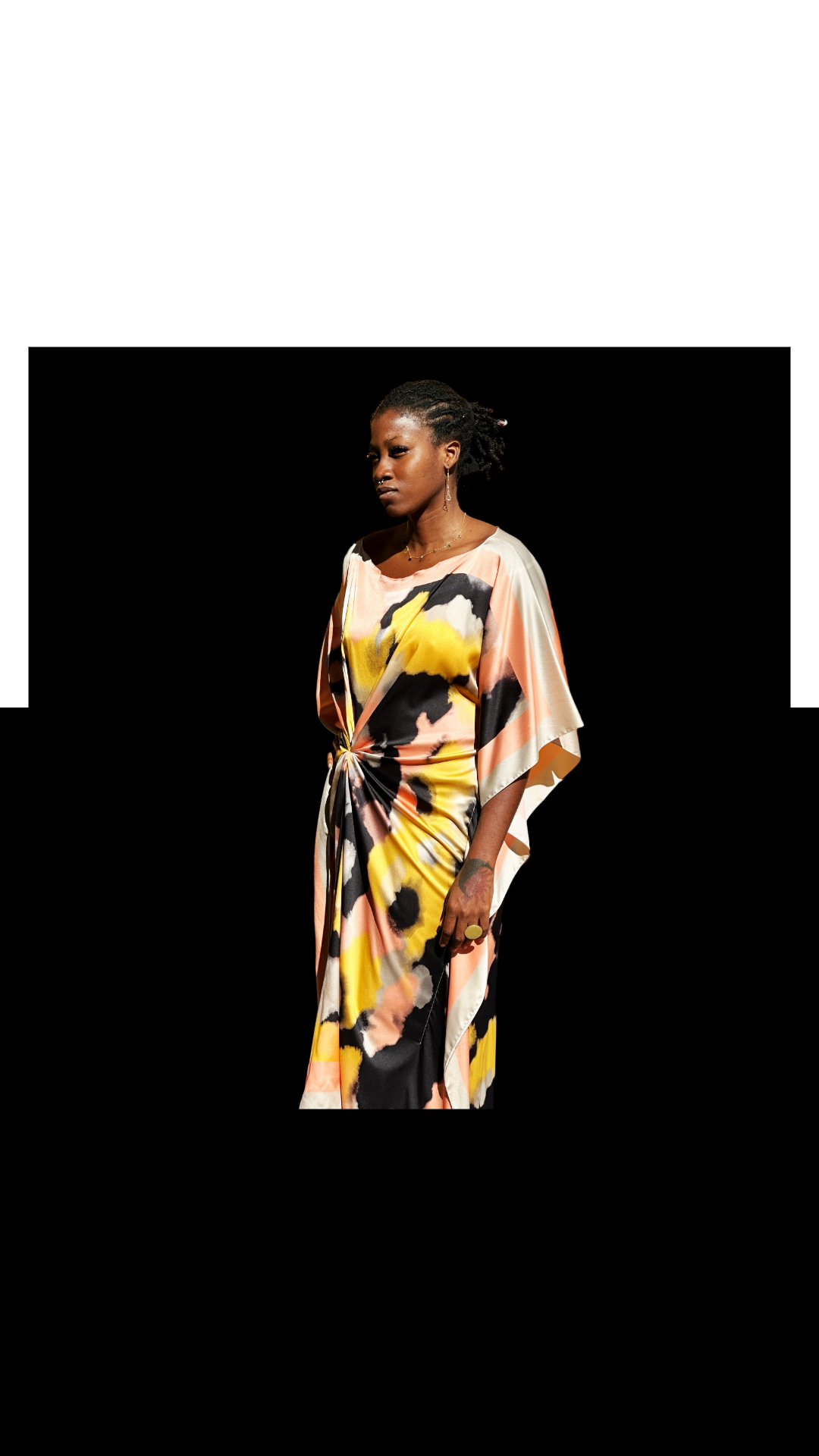 Kaftan: Flopard splash watercolour