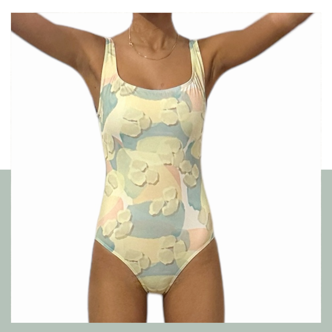 Olympic swimsuit Flopard  soft pastel